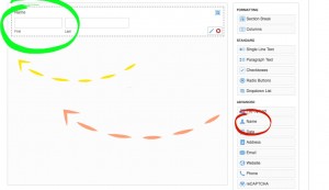 drag element to where you want it